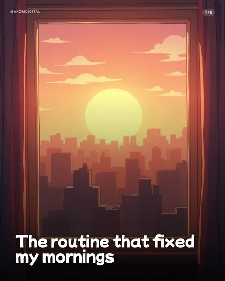 Anime Instagram carousel style example