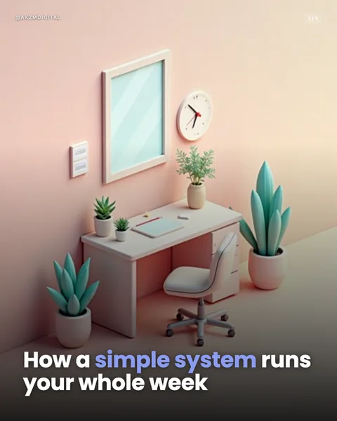 Isometric Instagram carousel style example